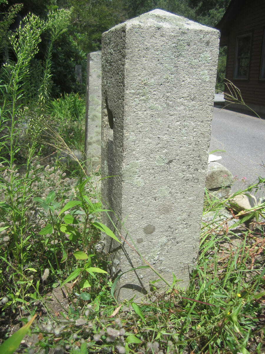 Granite Fence Post Set 5 Old Wood antique flooring