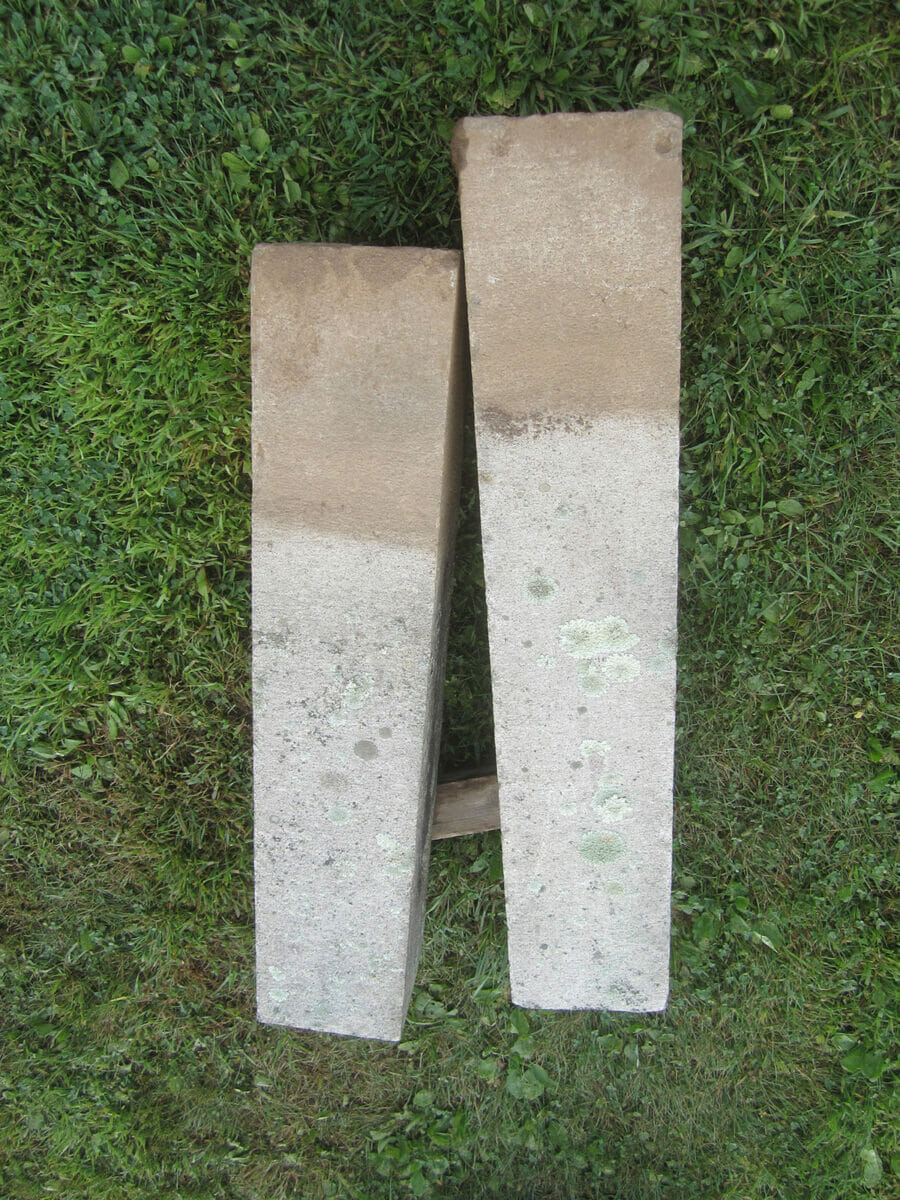 Granite Fence Post Set 5 Old Wood antique flooring