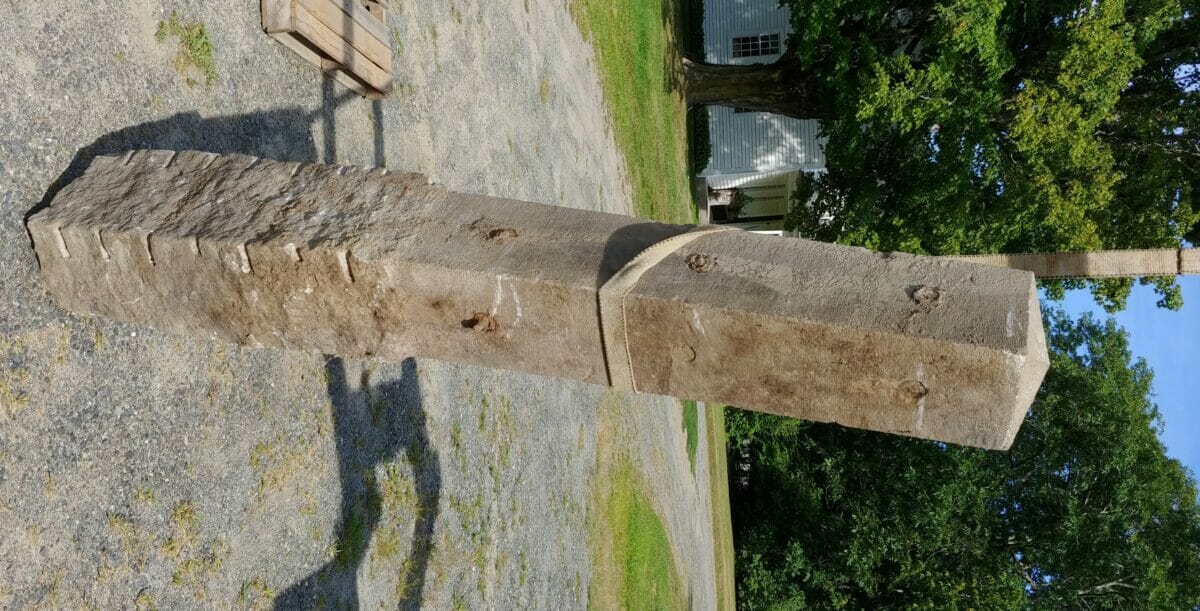 Granite Fence Post Set 10 Old Wood antique flooring