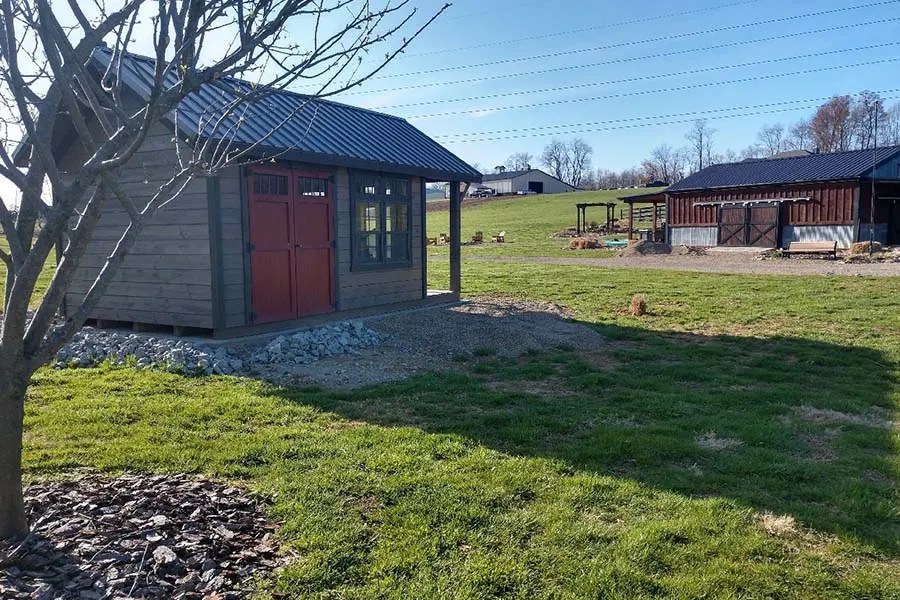 the cabin project at the farm