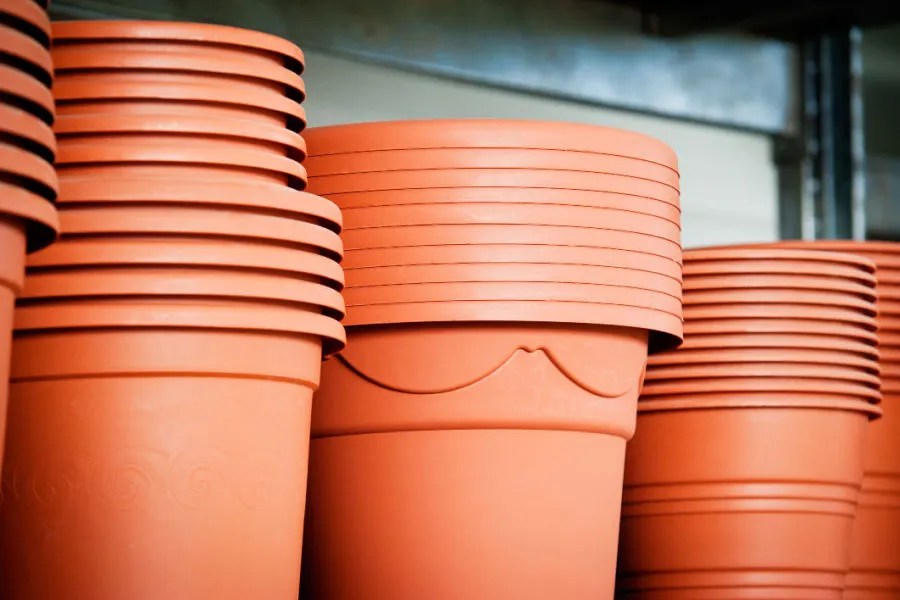 plastic pots
