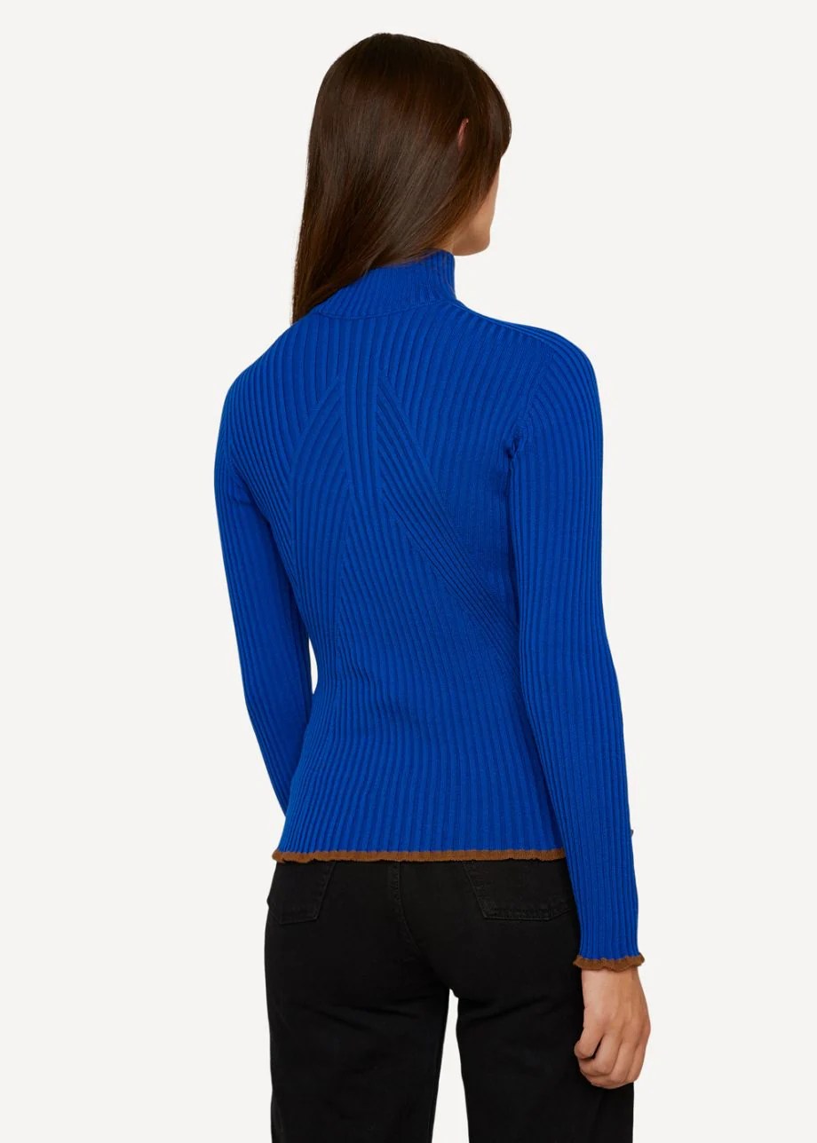 Oleana Primary palette Pullover in Ultramarine OLEANA NORDIC FASHION