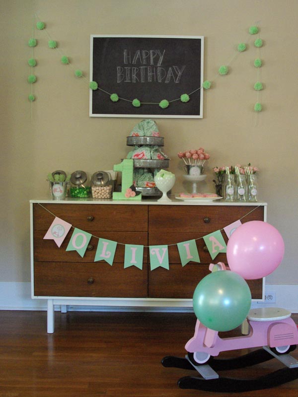 Olivia's Scooter Birthday Party Oleander + Palm