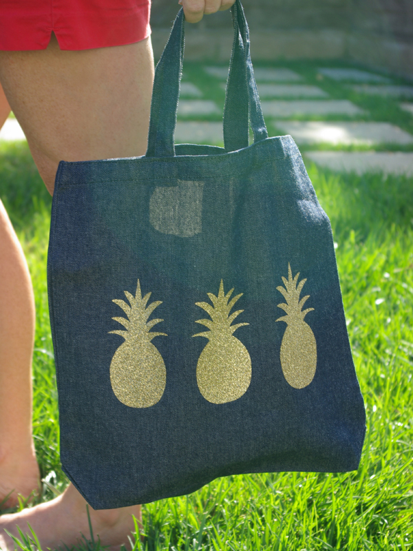 Pineapple Tote Bag Oleander + Palm