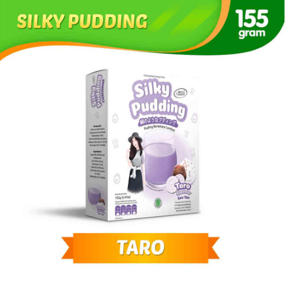 Silky Pudding Puding Bubuk Taro 155G Oleight