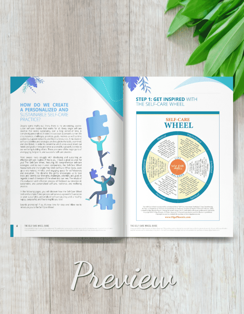 The Ultimate 7 Step Guide to the SelfCare Wheel Olga Phoenix