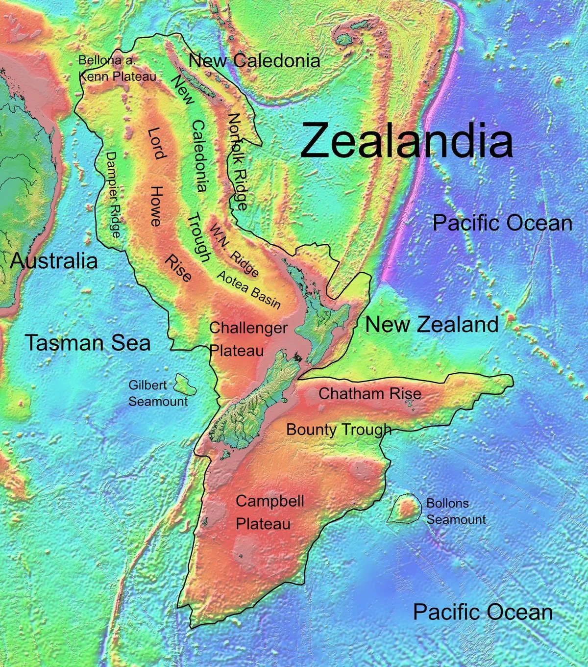 New secrets have been discovered about the continent of New Zealand