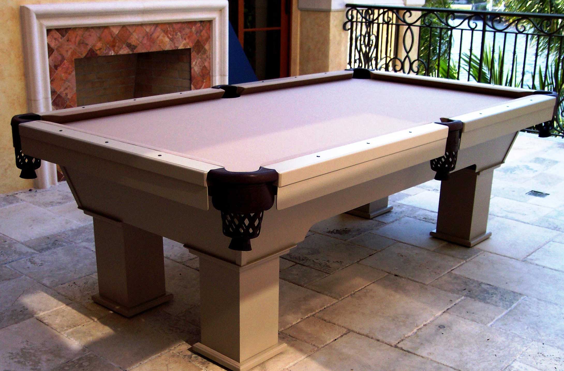 Caesar Outdoor Pool Table Olhausen Gamerooms
