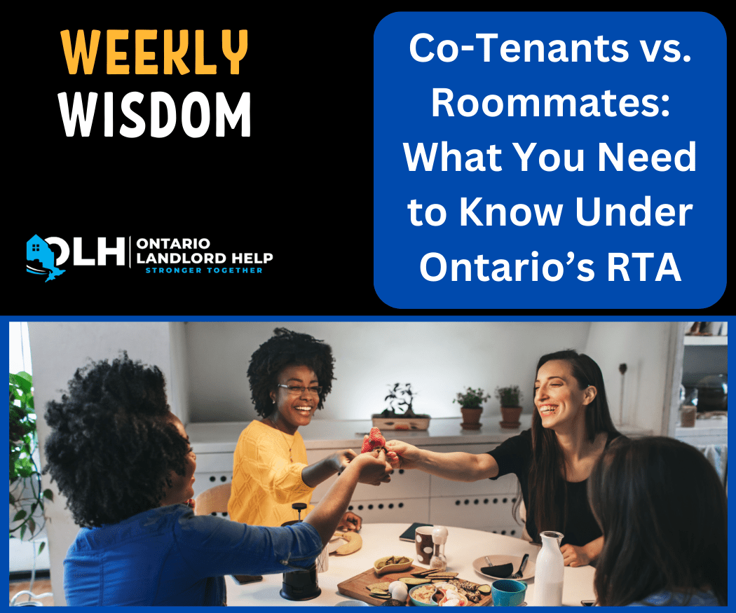 CoTenants vs. Roommates What You Need to Know Under Ontario’s RTA
