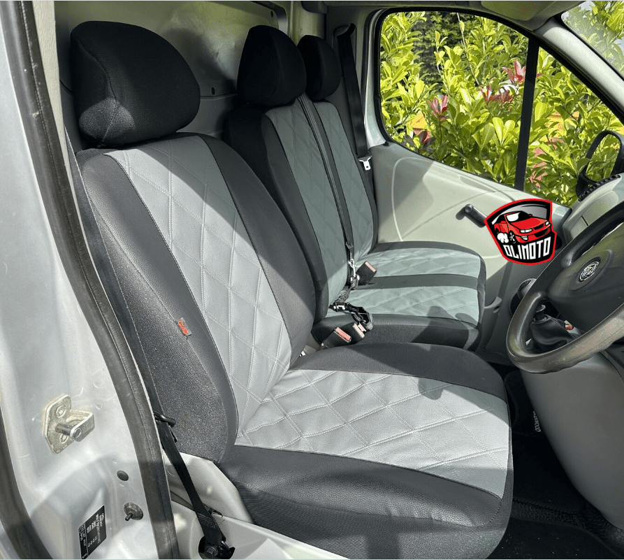 EcoLeather Tailored Seat Covers 2+1 For VAUXHALL VIVARO 2001 2014