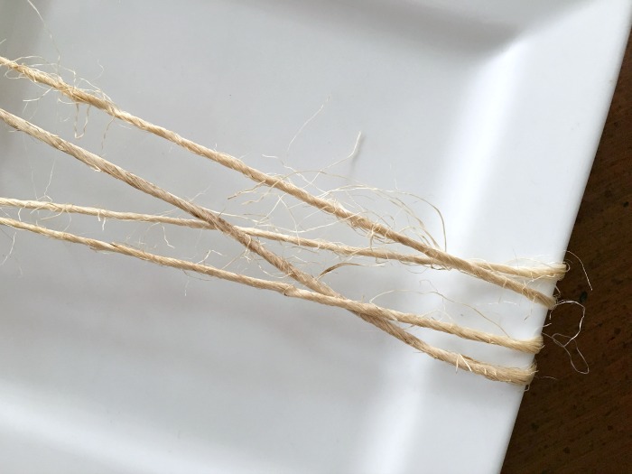 DIY Quick Wall Art with Twine Wrapped Plates Olive Jude