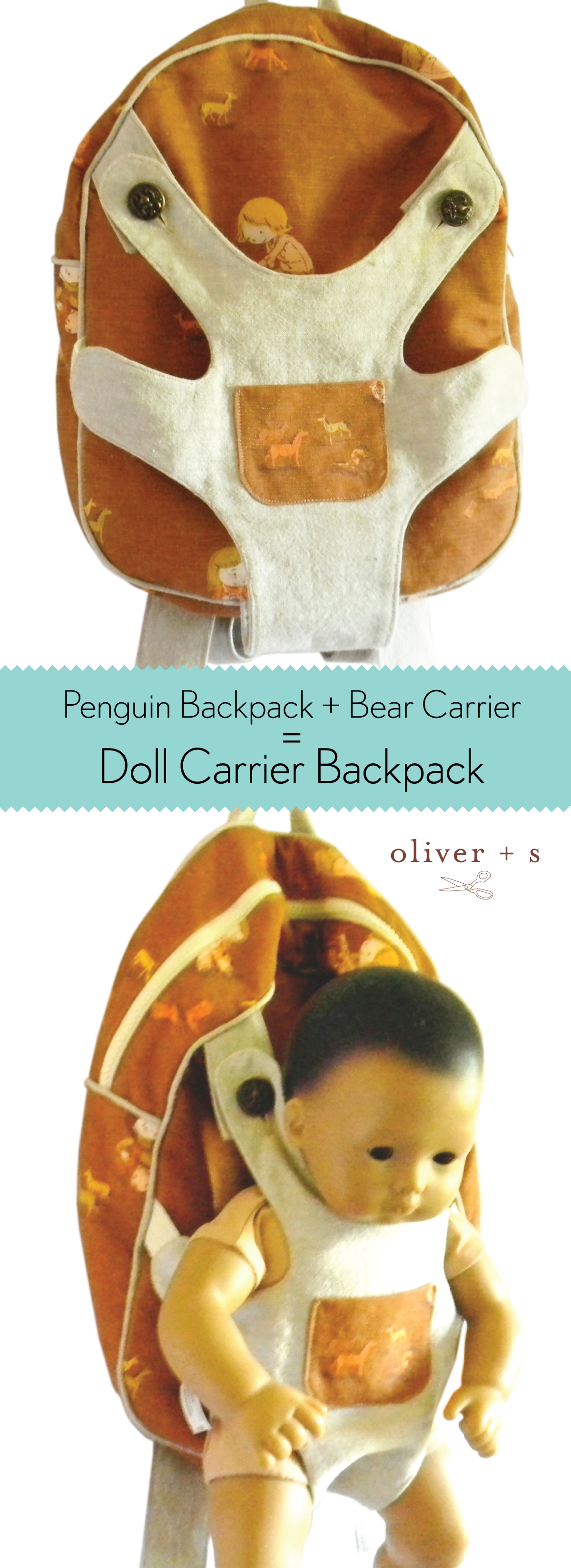 Customizing With Oliver + S Doll Carrier Backpack Blog Oliver + S