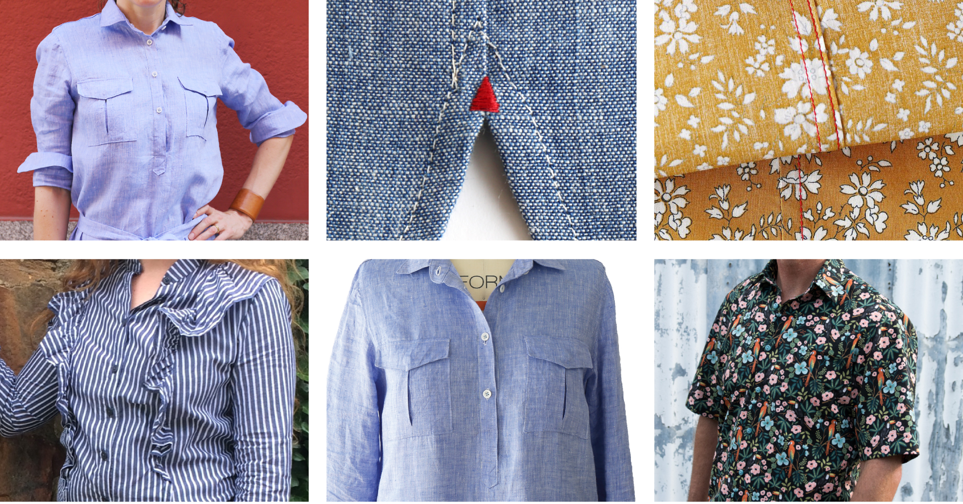 Nine Tutorials for Button Shirts Blog Oliver + S