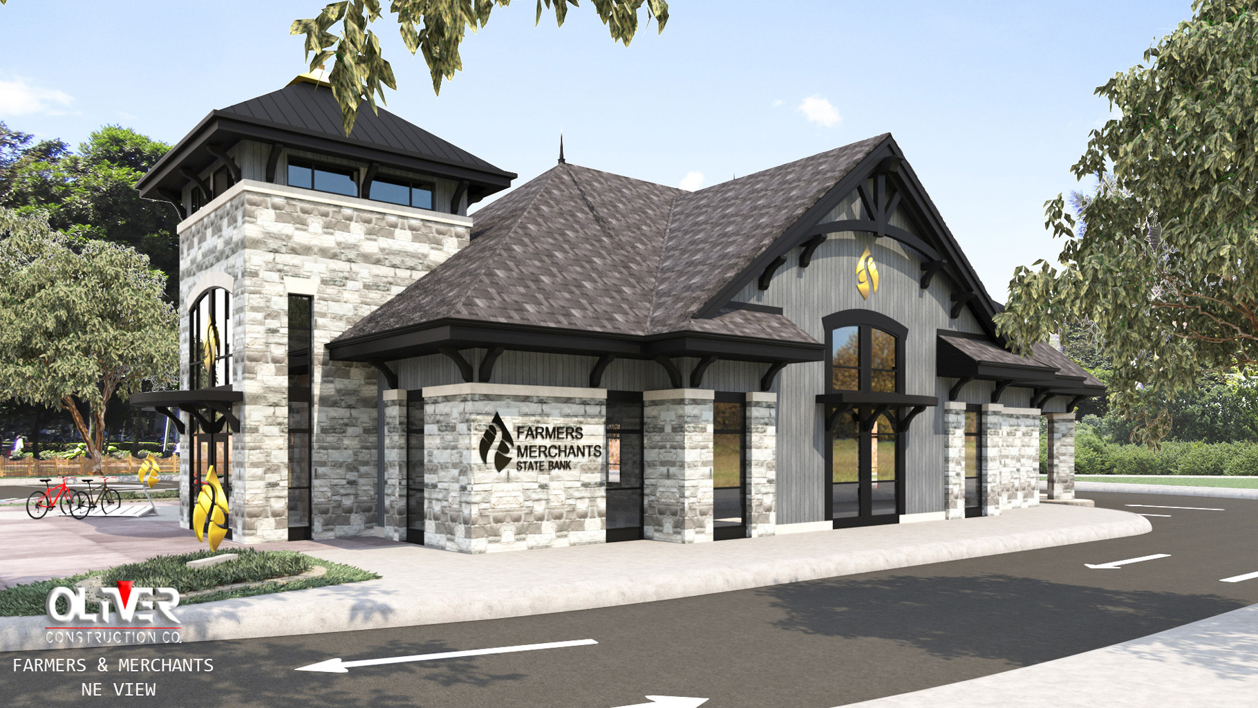 F&M State Bank Oliver Construction