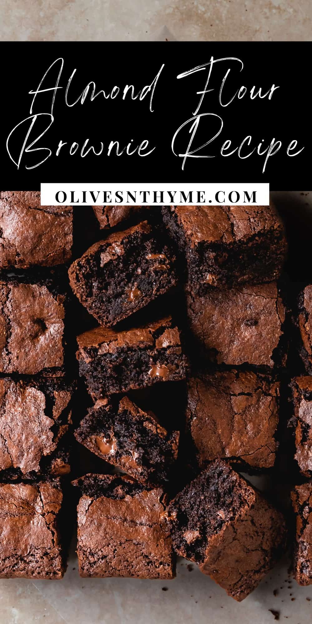 Almond Flour Brownies Olives + Thyme