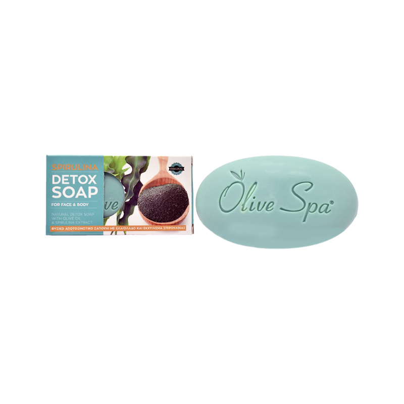 Detoxification soap spirulina