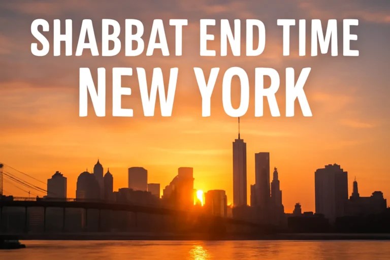 Sabbath Time Nyc Accurate Shabbat Times For New York City