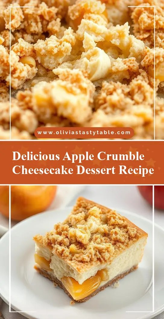 Delicious Apple Crumble Cheesecake Dessert Recipe(05)