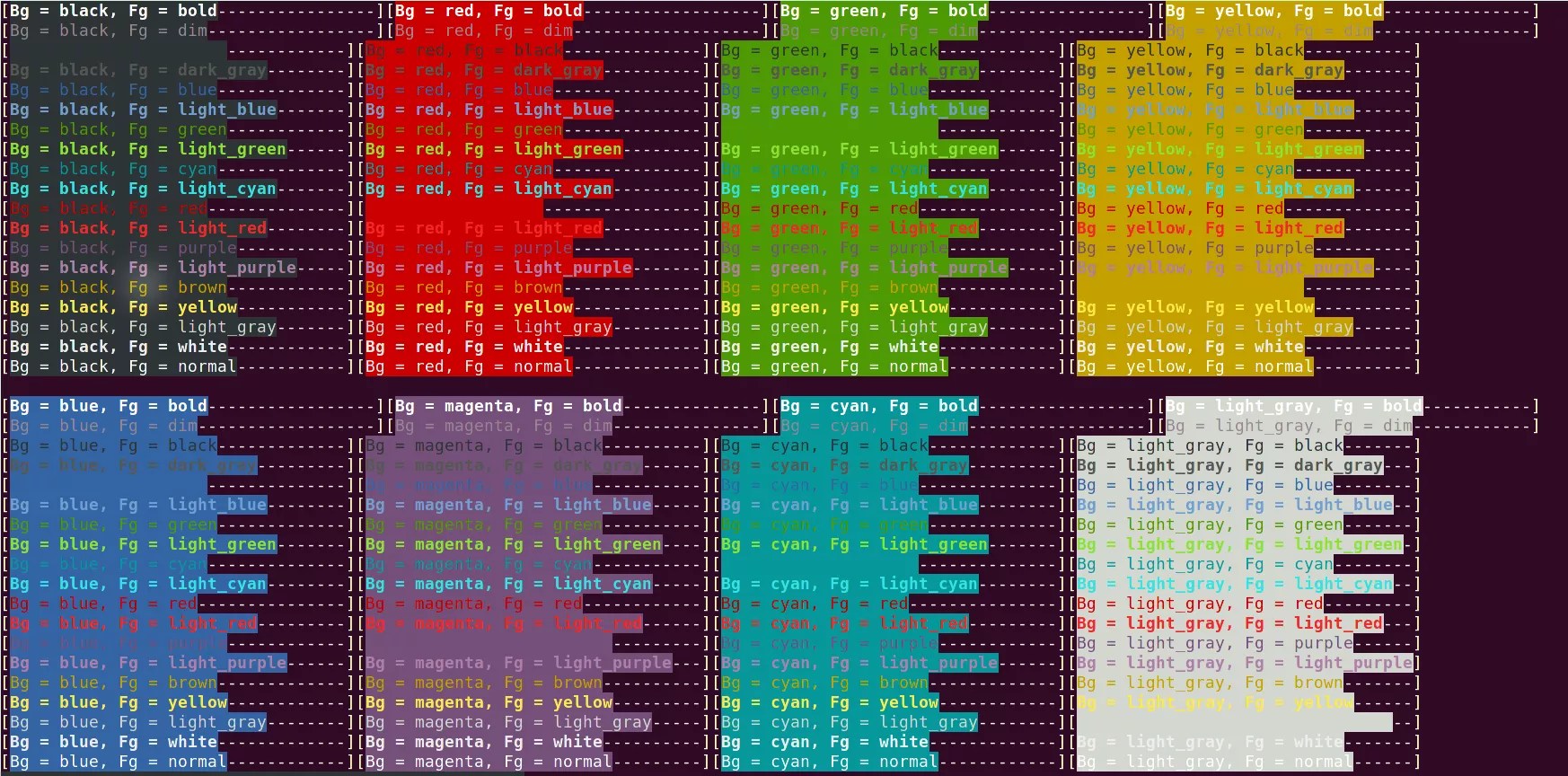 PHP CLI Colors PHP Class Command Line Colors (bash) If Not True