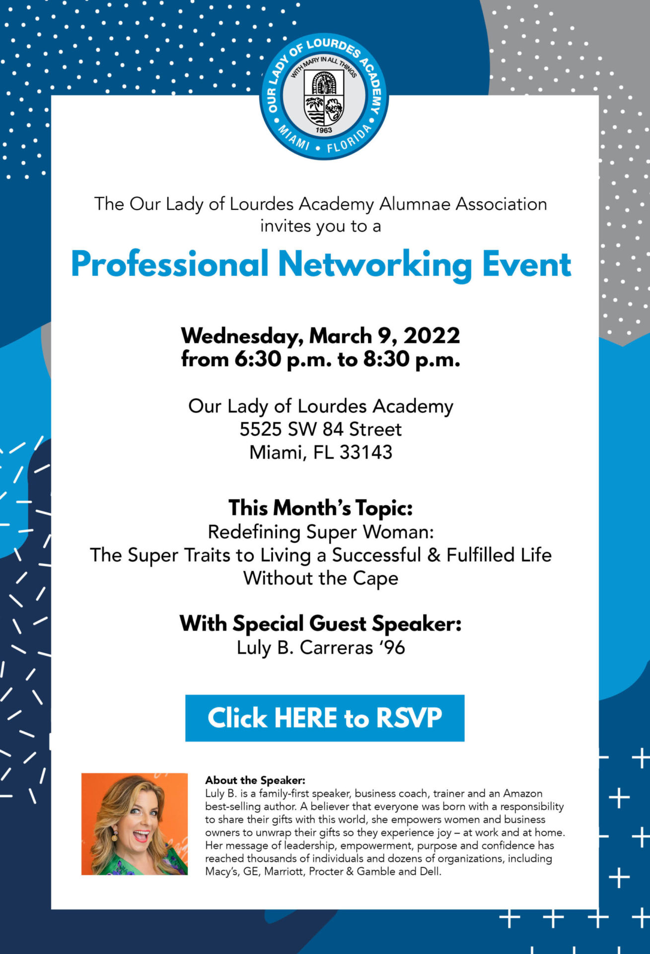 Events Near Southwest Ranches, Fl On March 3 2023 Professional Networking Events – Lourdes Academy