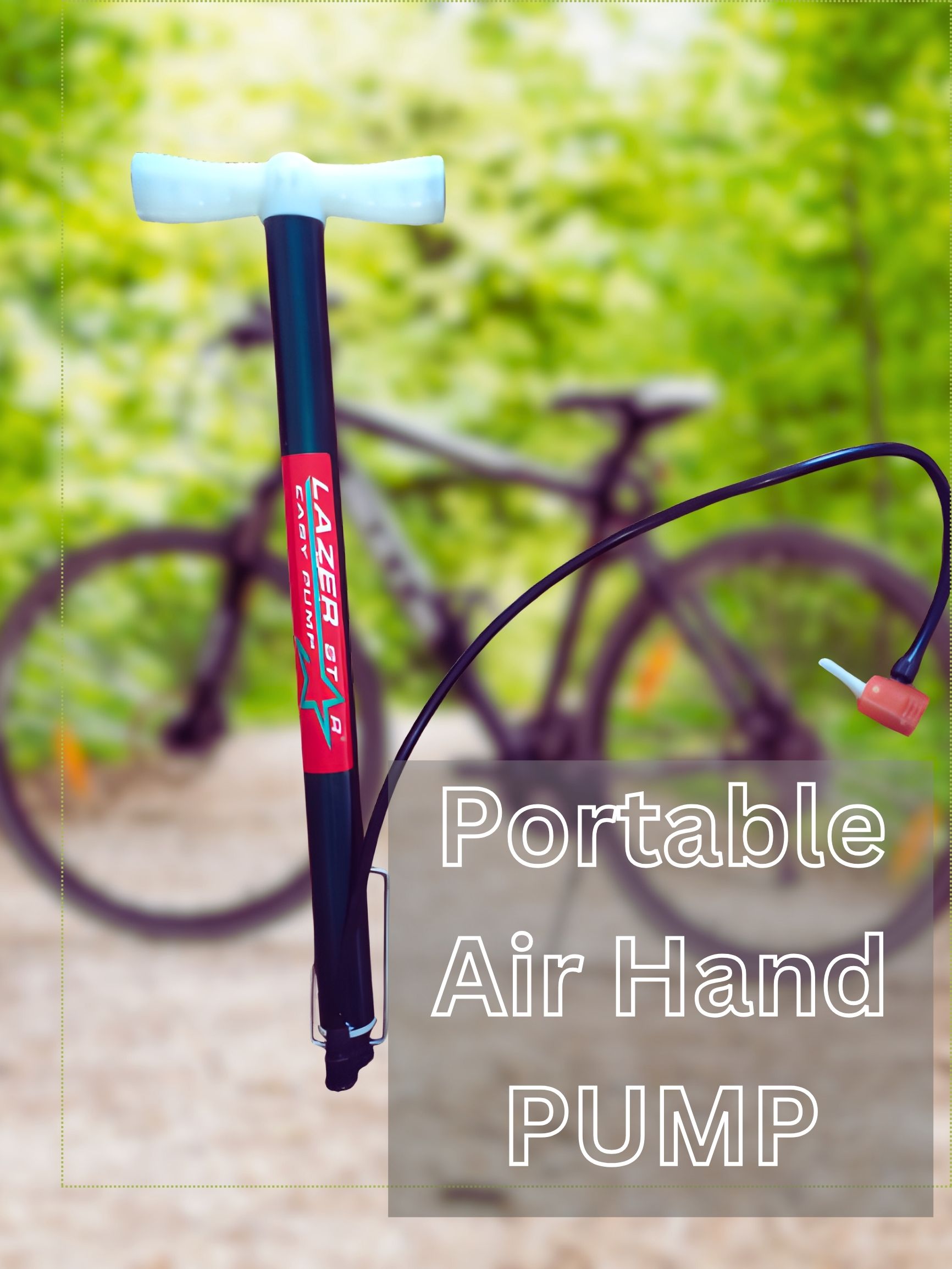 Portable Foot Air Hand Pump for Bicycle and Football Hand Ball Inflator