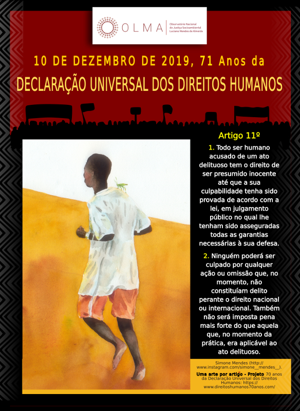 10 DE DEZEMBRO DE 2019, 71 Anos da DECLARAÇÃO UNIVERSAL DOS DIREITOS