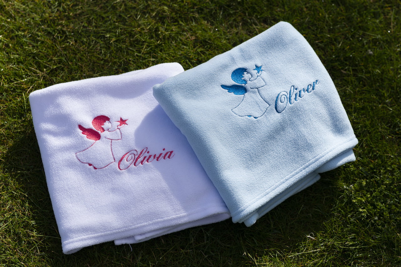 Baby blanket with angel Olmium