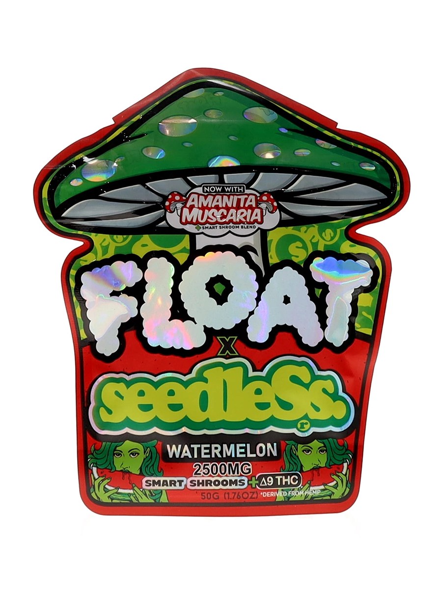 Sedless Watermelon Float Mushroom Gummies + Delta 9 THC FREE SHIPPING