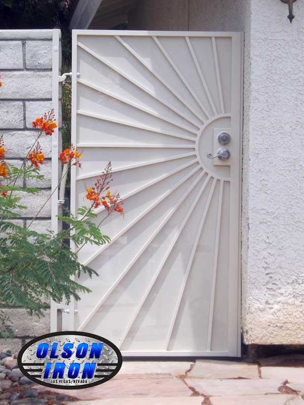 Automated Wrought Iron Gate and Controls Olson Iron, Las Vegas