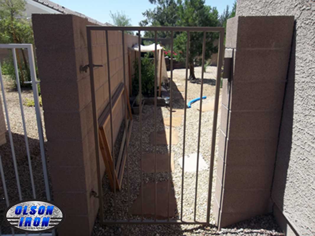 Automated Wrought Iron Gate and Controls Olson Iron, Las Vegas