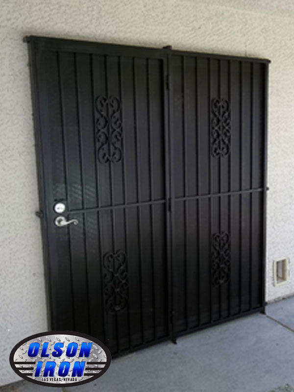 Custom Wrought Iron Security Doors and Bars by Olson Iron, Las Vegas
