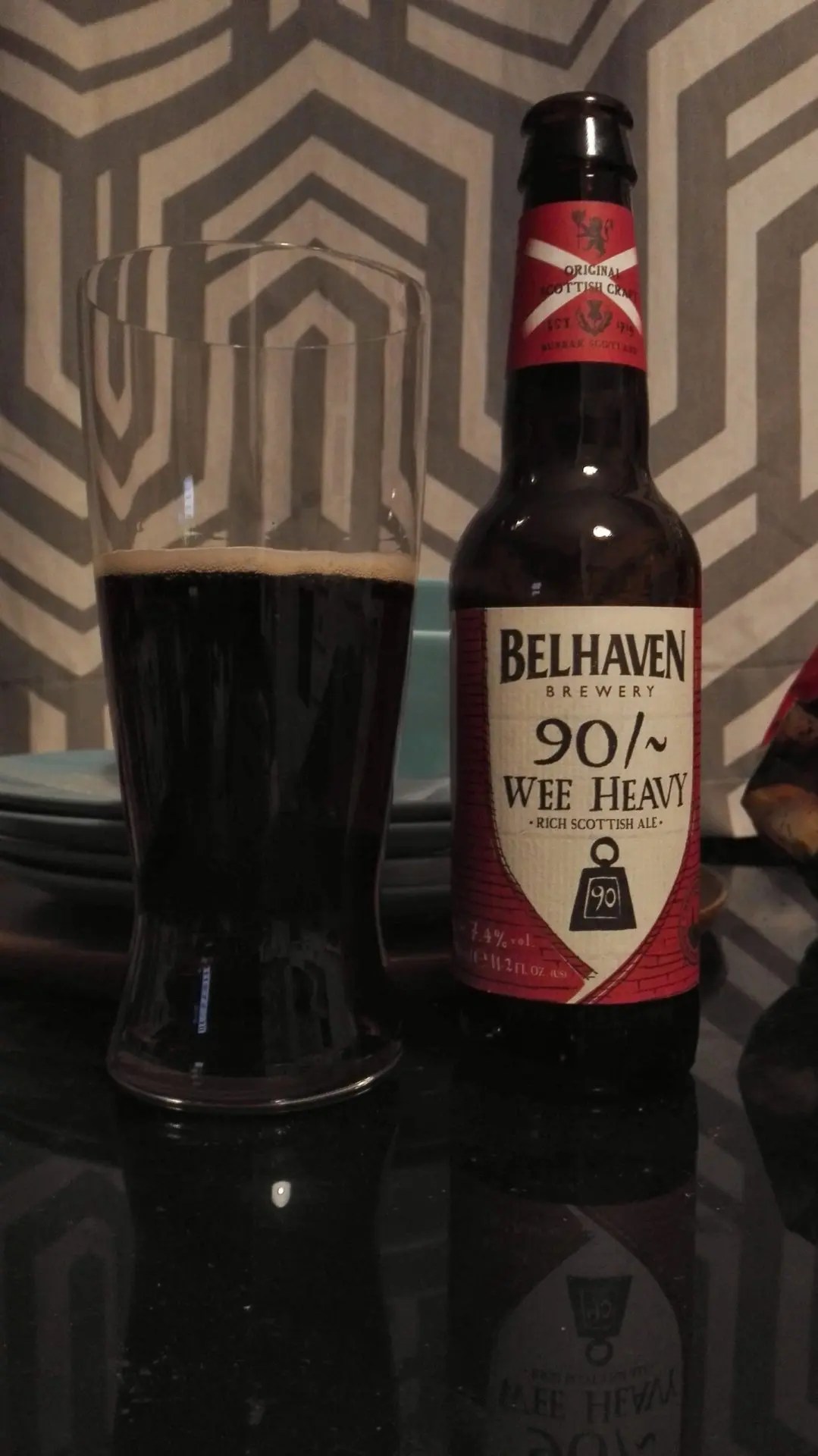 Belhaven 90/ Wee Heavy Olutsivu