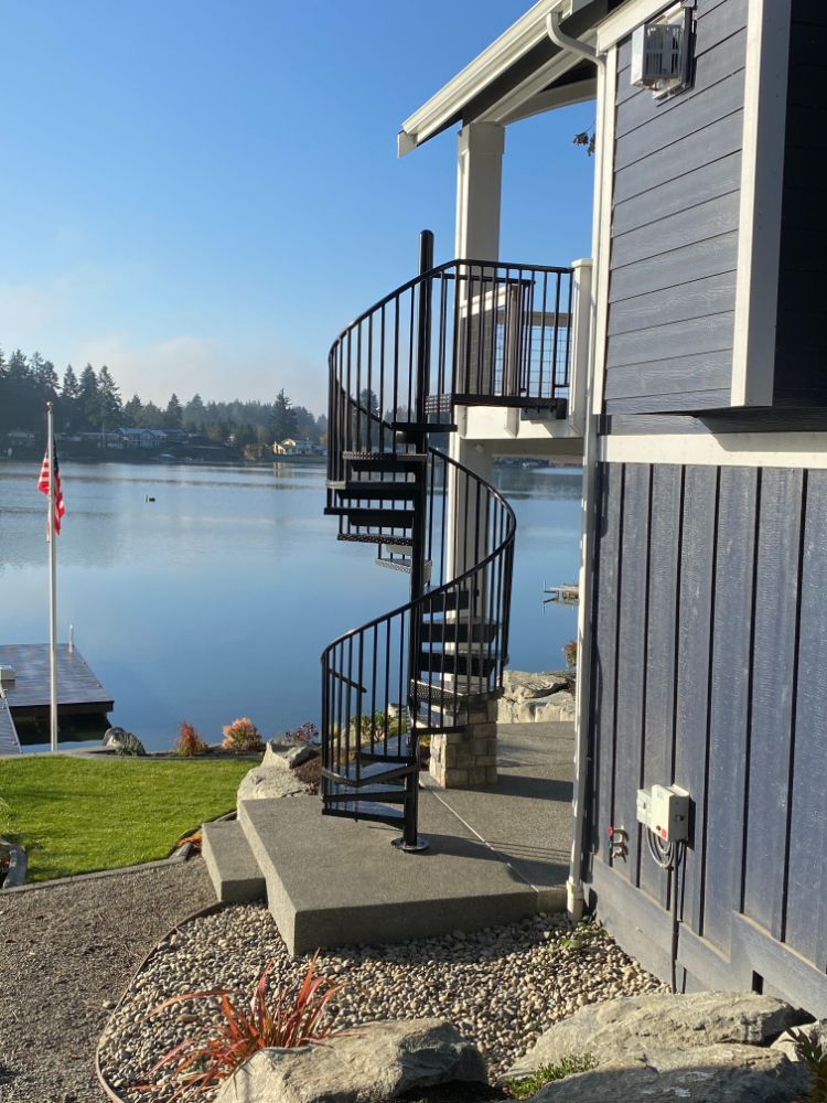 Long Lake Spiral Stairs OlyFabLab