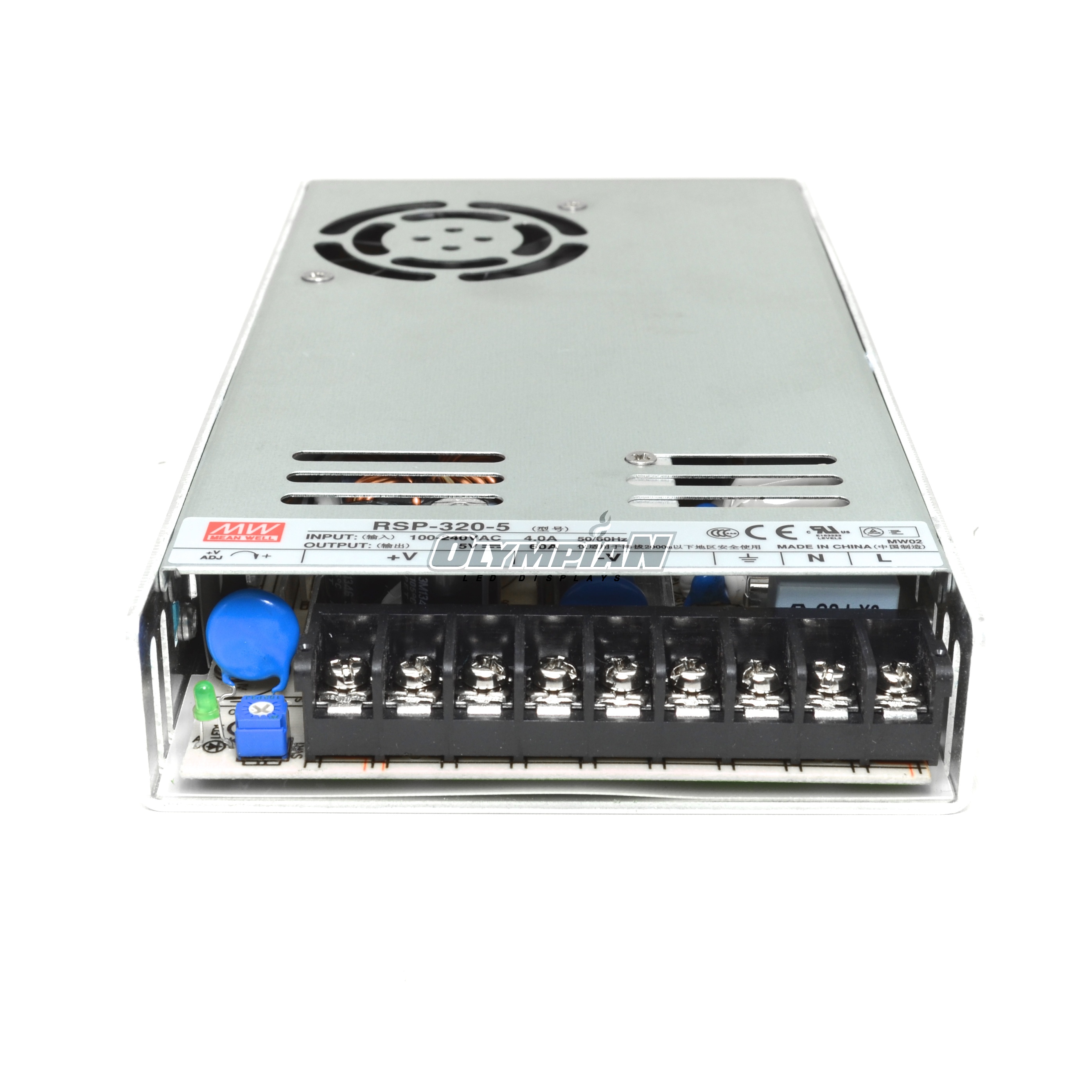 Mean Well RSP3205 5V 60A 300W LED Power Supply Olympian LED