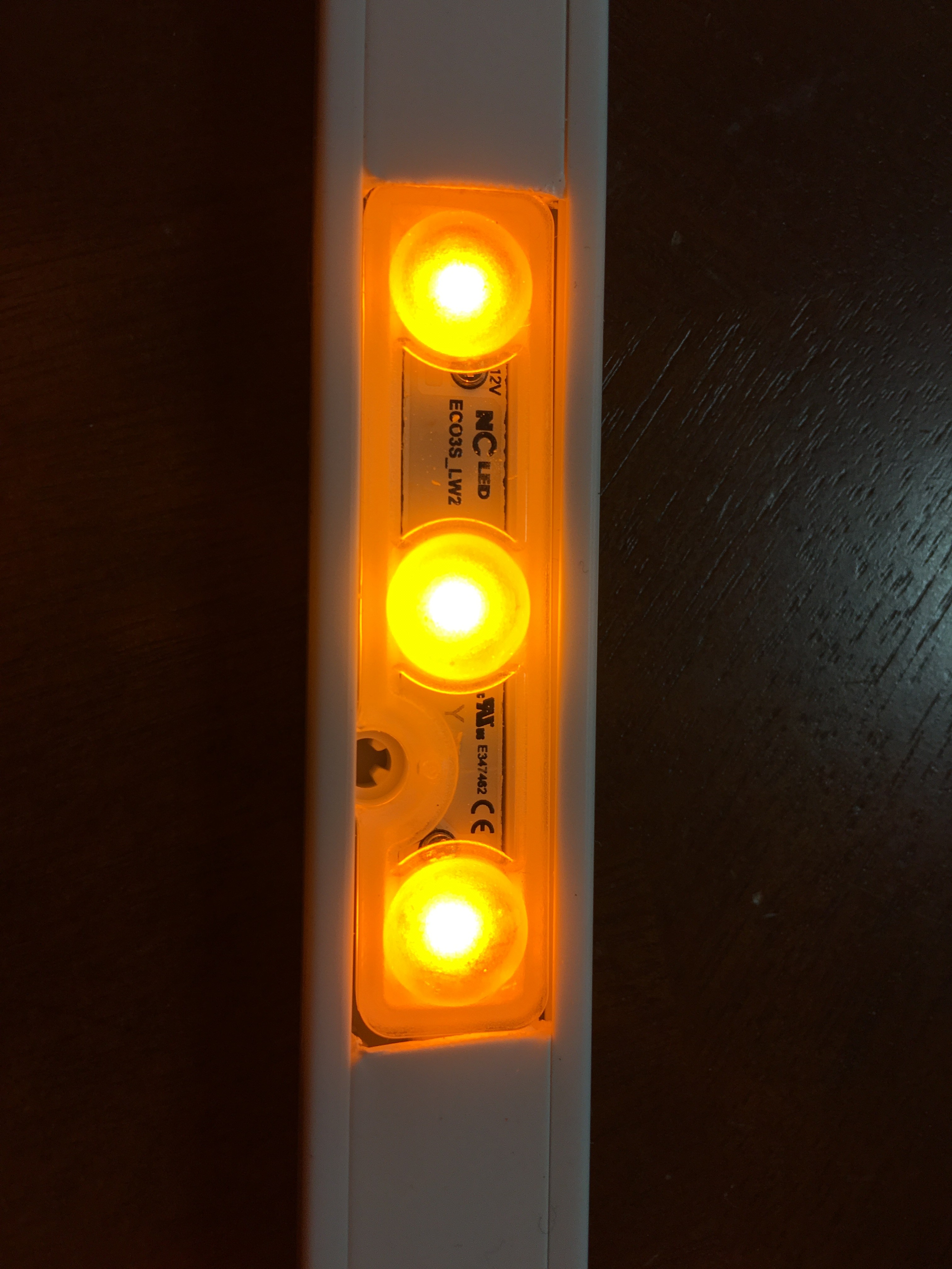 NcLED Module Wide Angle LED Yellow (100 PCs) Olympian LED