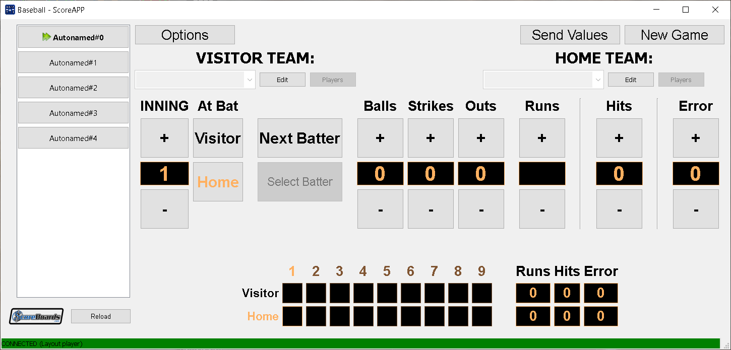 LED Baseball Video Scoreboard Software Olympian LED