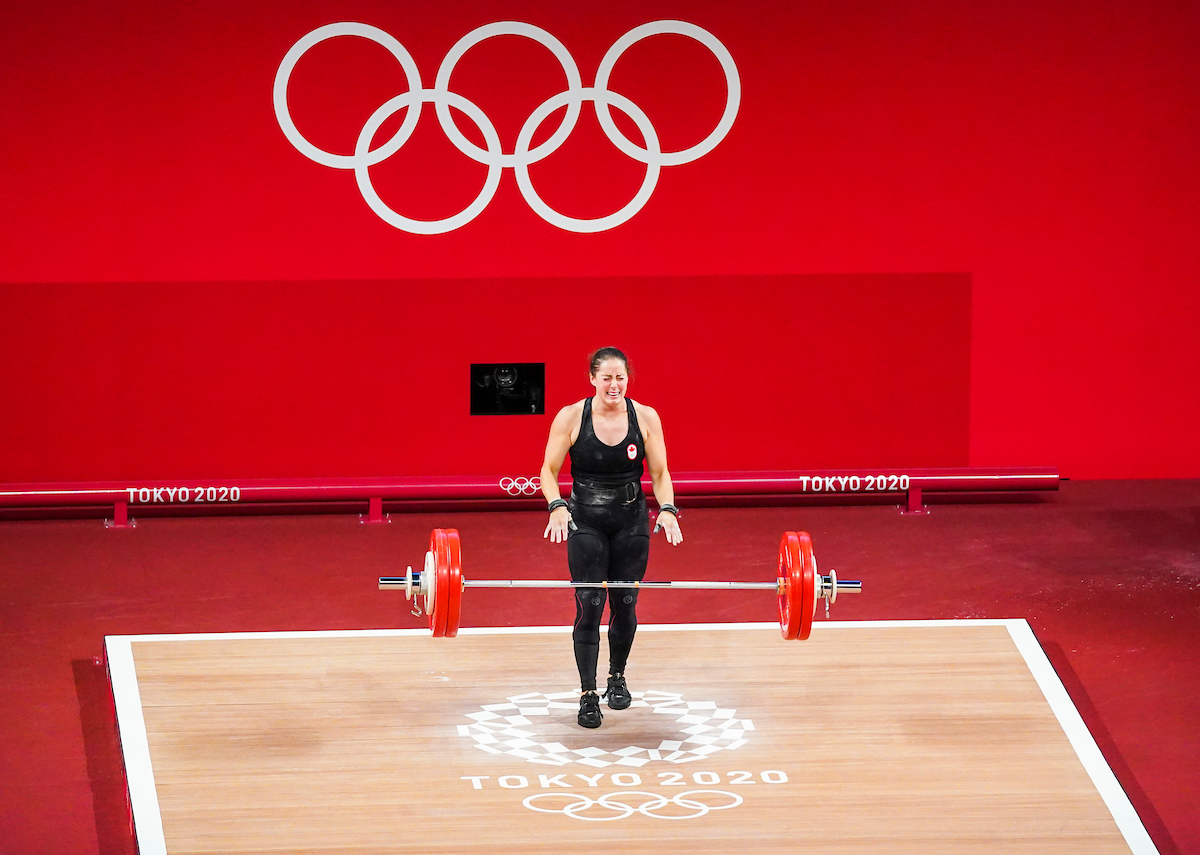 Charron's athletic odyssey pays off with weightlifting gold Team