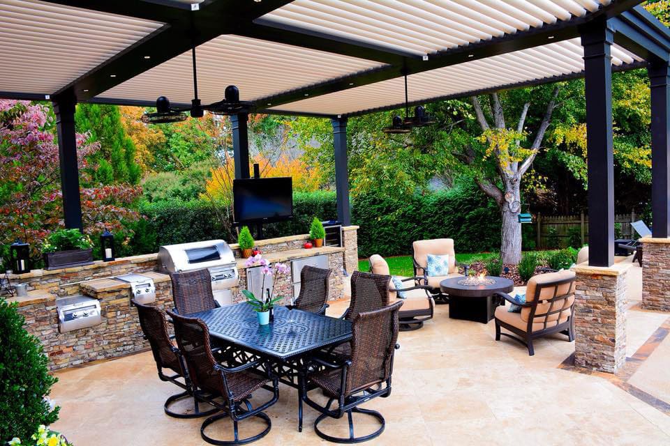 Louvered Roofs Design & Installation By Olympic Decks