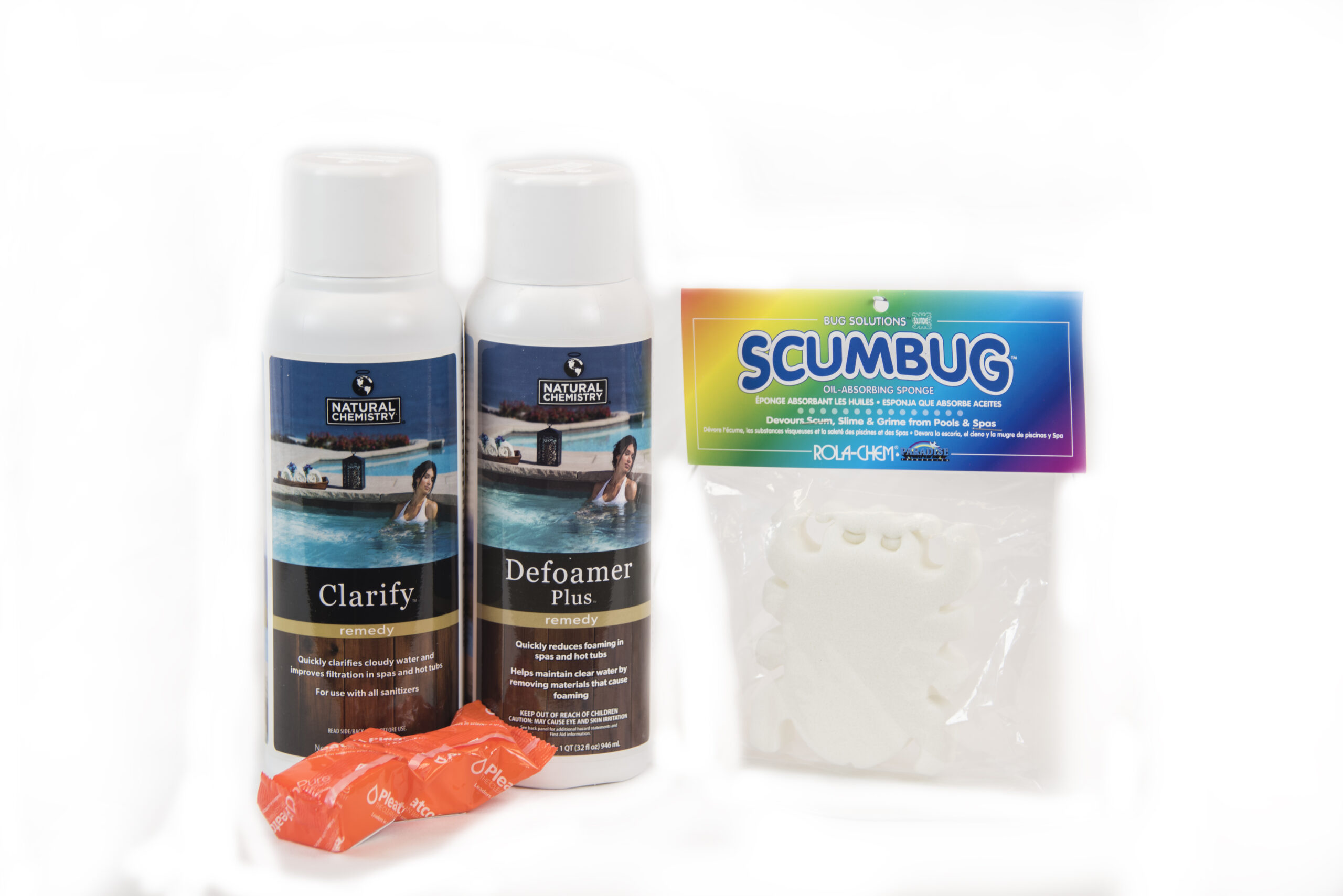 Complete Hot Tub Clarifier Pack Olympic Hot Tub