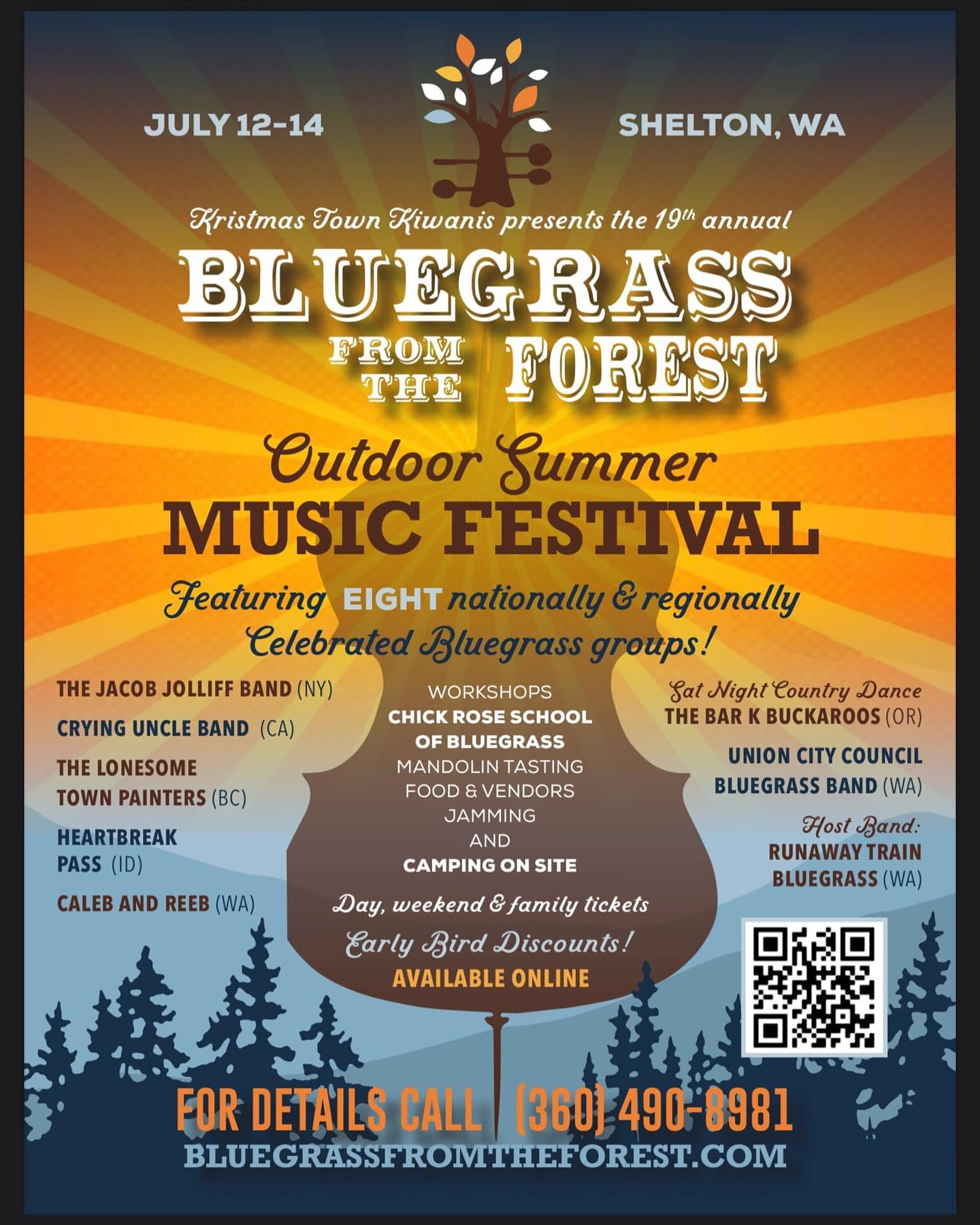 19th Annual Bluegrass from the Forest The Olympic Peninsula, WA