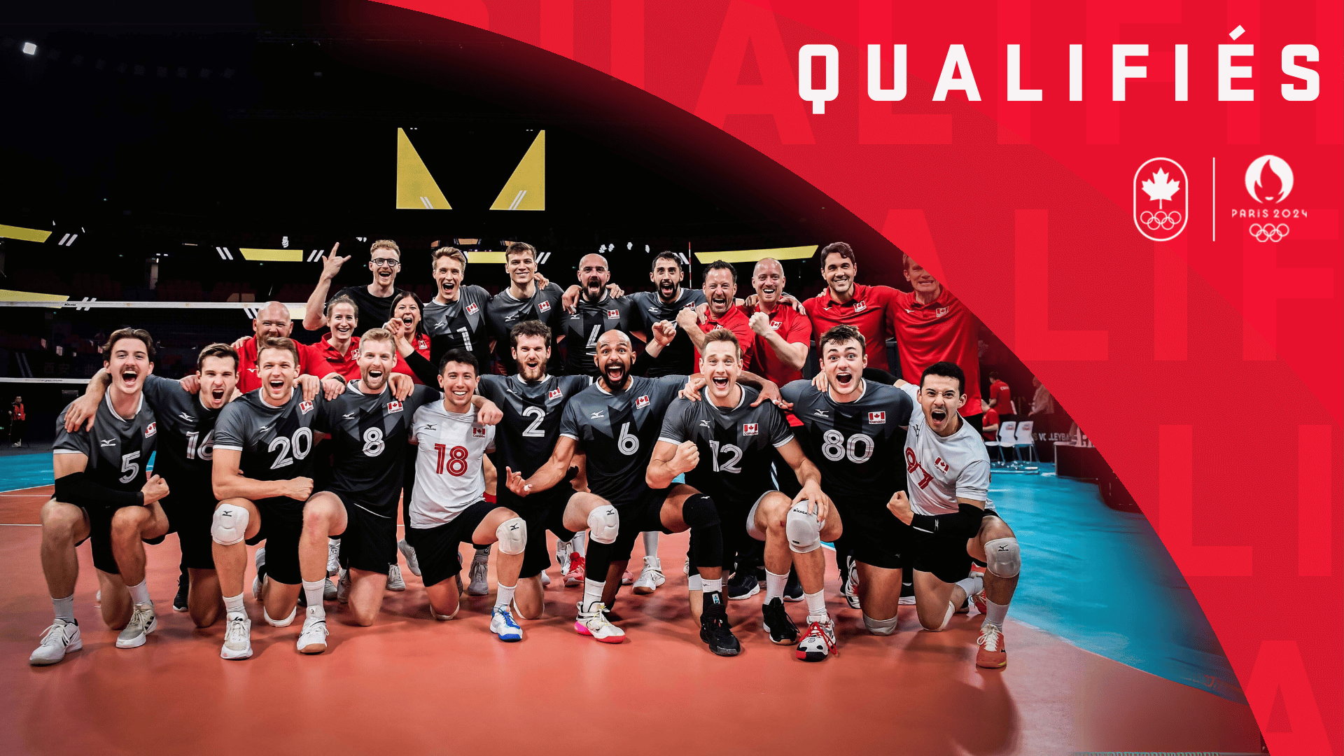 Le Canada assure sa qualification pour Paris 2024 en volleyball