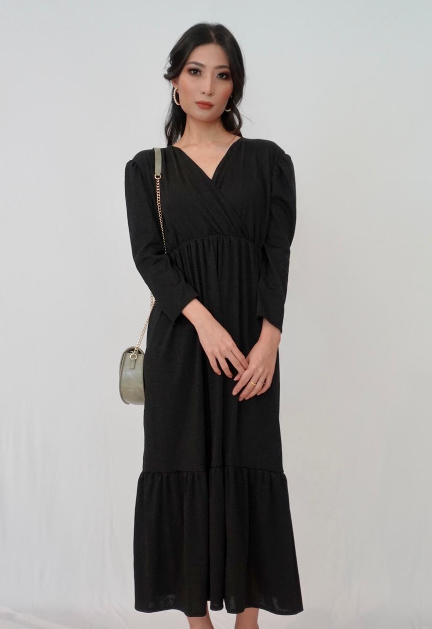 Jet black Maxi dress Olyve