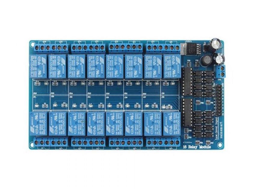 16 Channel Relay Board Module for Arduino PIC ARM AVR Omatom Power IN