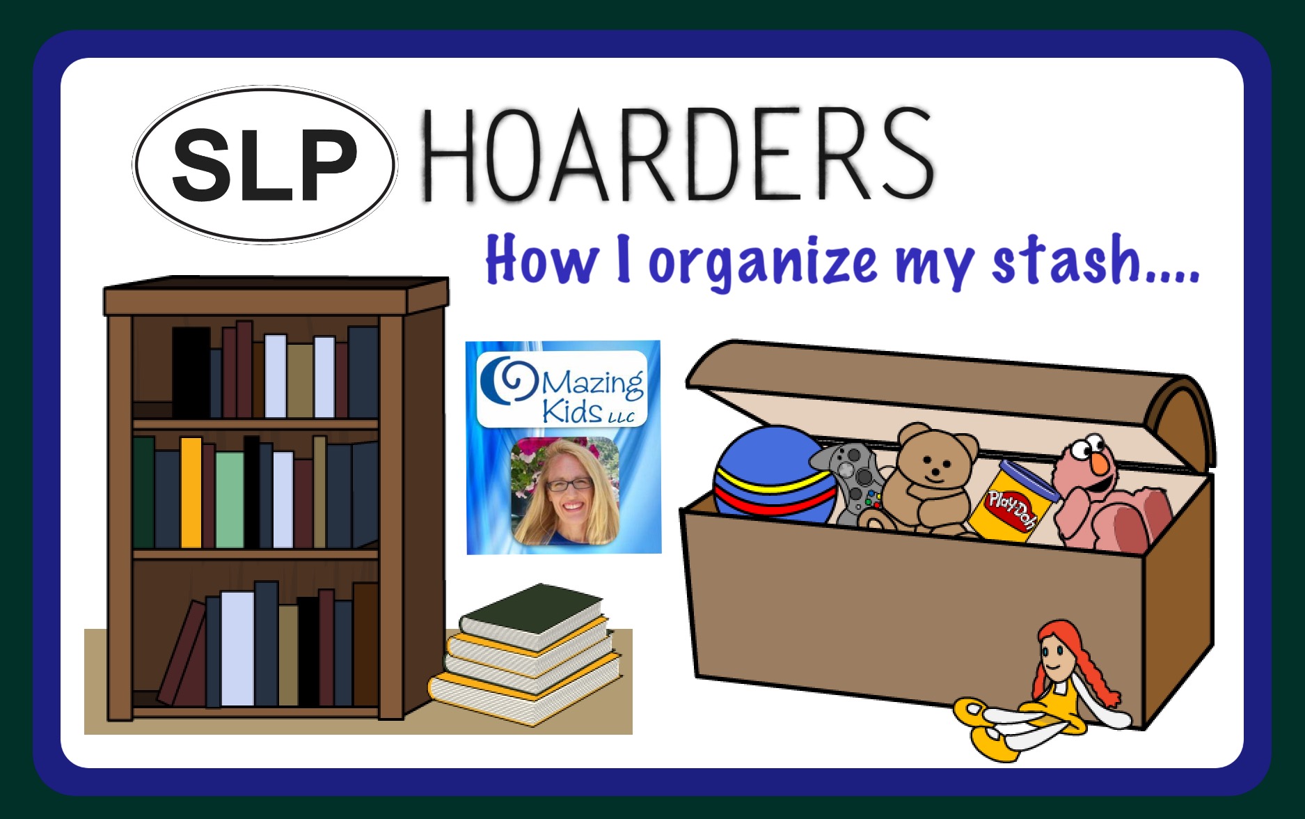{SLP Hoarders} How I organize my stash…. OMazing Kids AAC Consulting