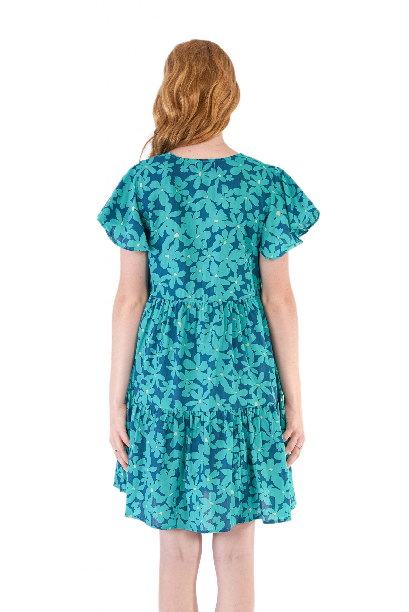 Ava Dress Daisy Blue OM Designs