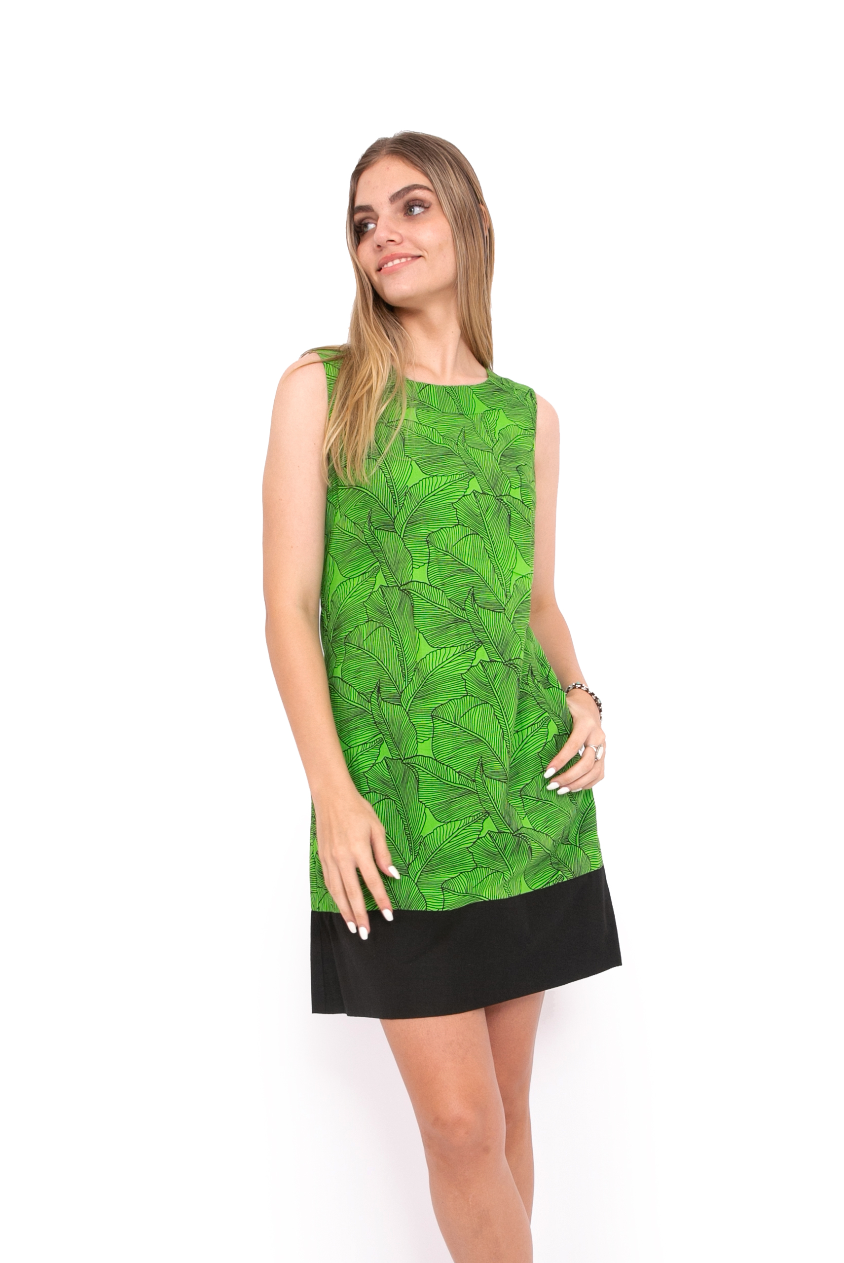 Millie Dress Green Leaf OM Designs