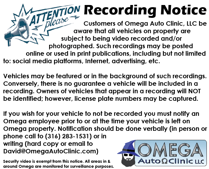 Omega Auto Clinic, LLC Specializing in European & Exotic Cars Mon