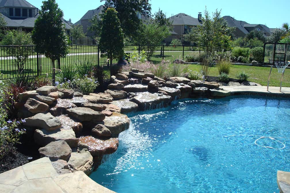 Charming Inground Pool Designs Cinco Ranch, TX