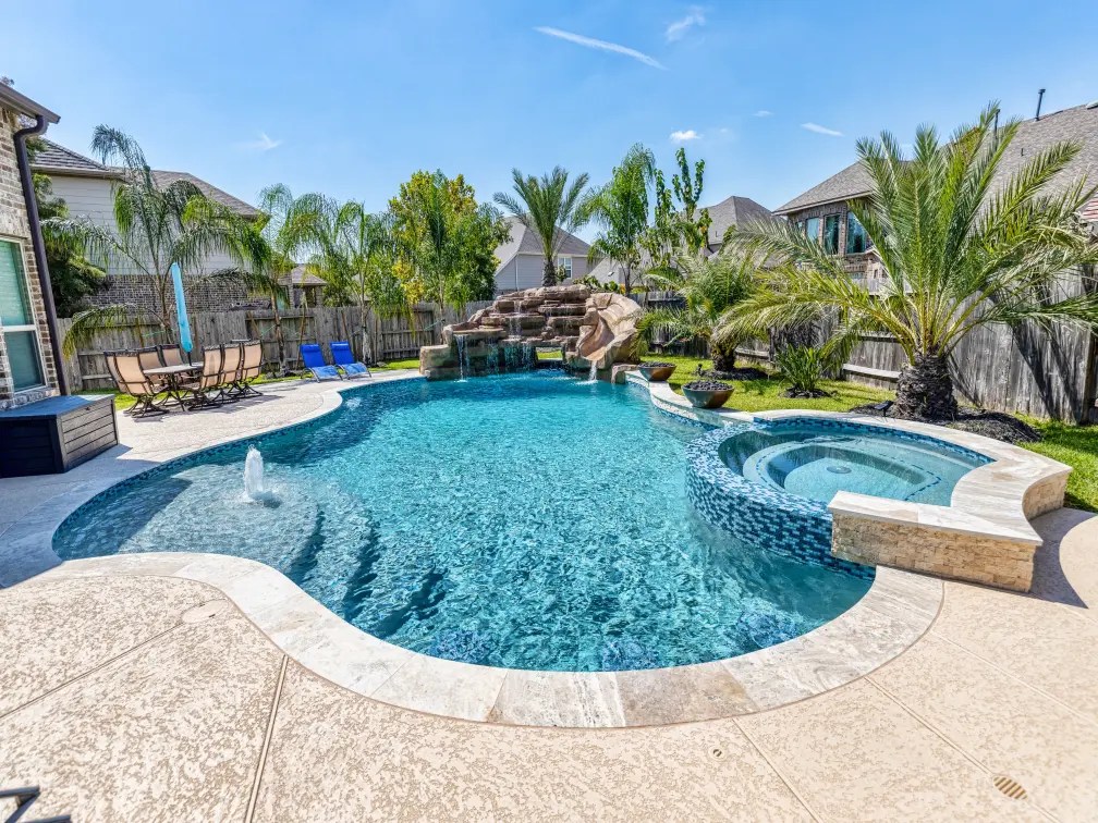 Priska Family Pool Pools Katy TX Custom Pool Builder