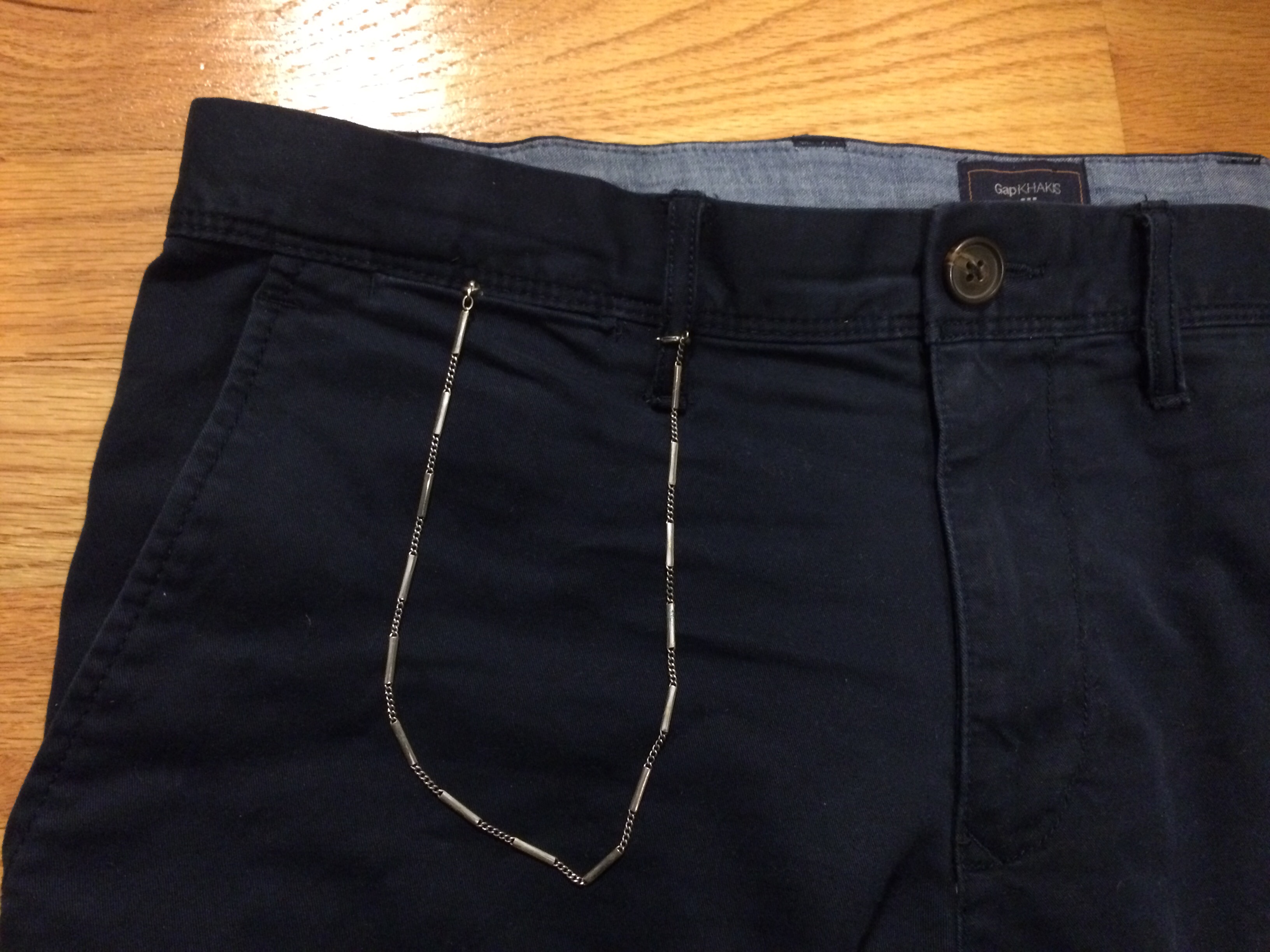 Wearing Pocket Watch Jeans